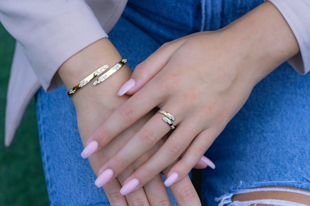 Kate Bracelet & Ring Set (Free Size)