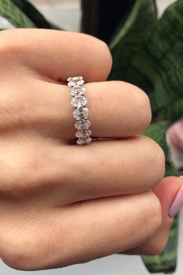 Oval Eternity Band