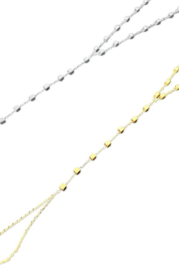 Amerah Hand Chain Bracelet - Silver